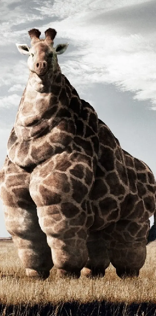 fat giraffe