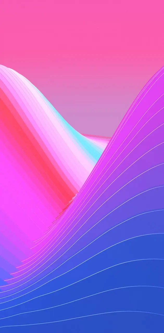 Colorful Neon Waves