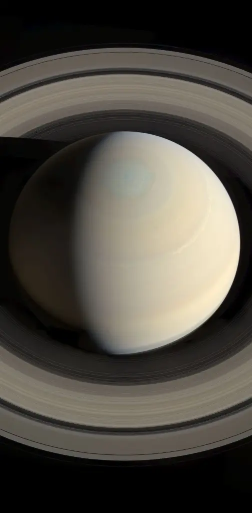 Saturn from above