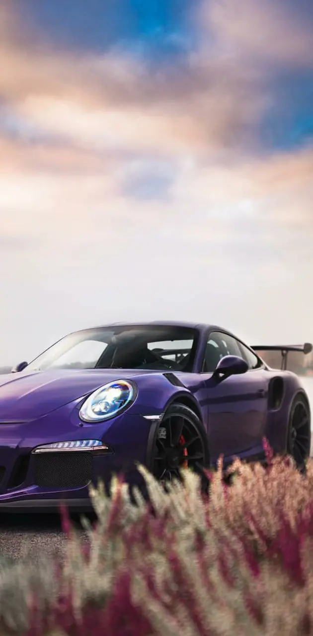 Purple Porsche 