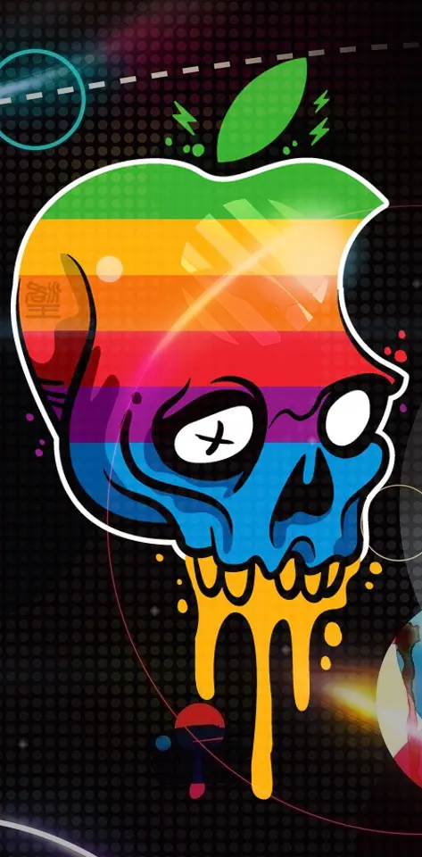 Iphone Skull Logo
