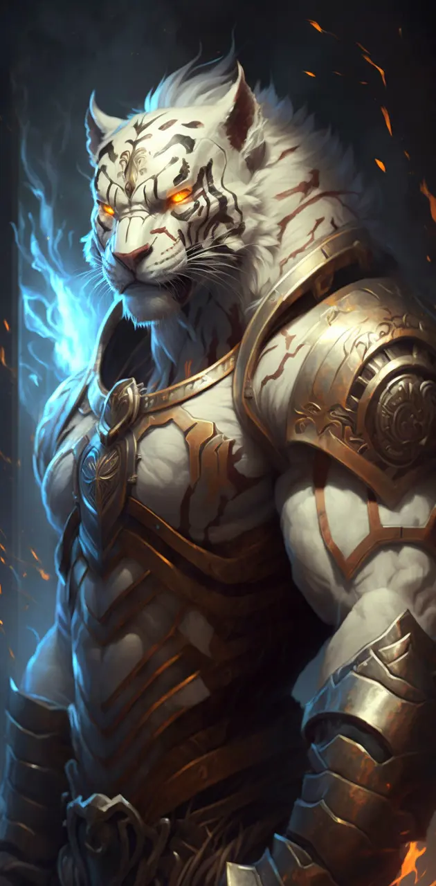 white tiger warrior