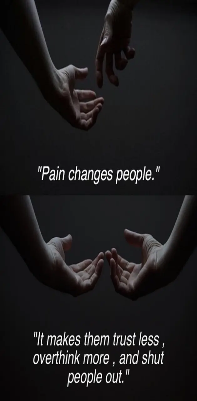 Pain of people