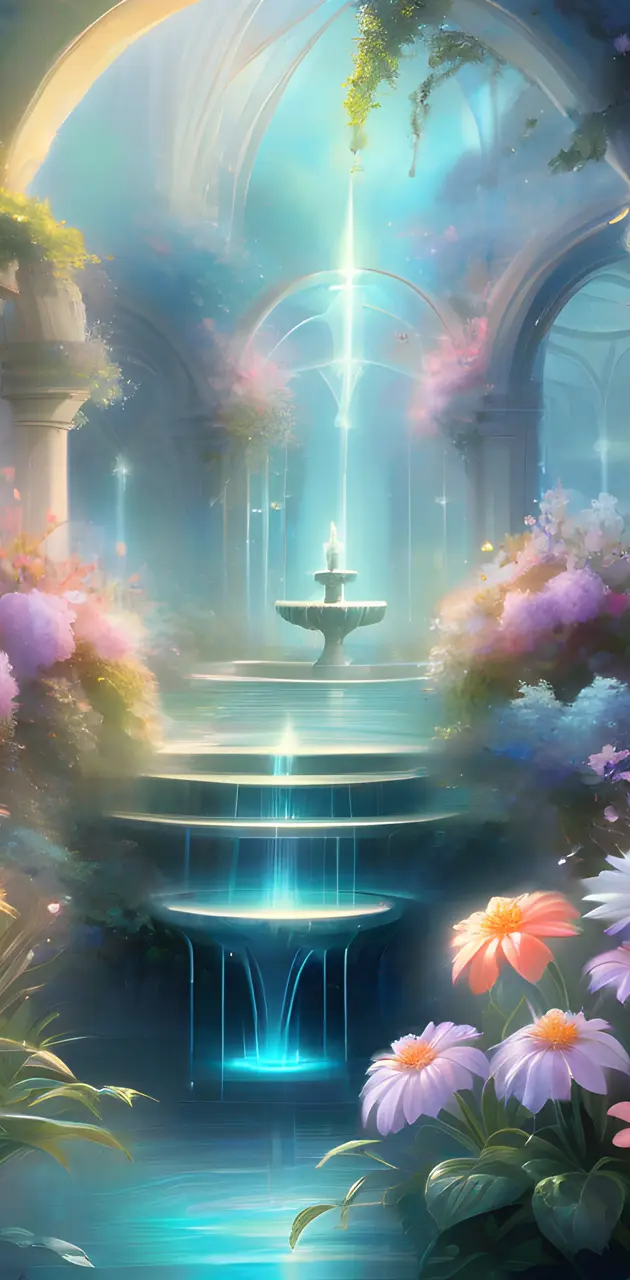 magical fountain
