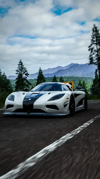 koenigsegg agera blue wallpaper