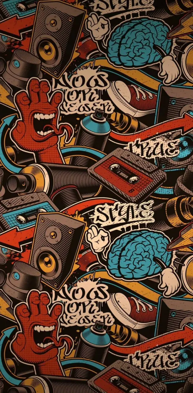Skateboard Graffiti Wallpaper 
