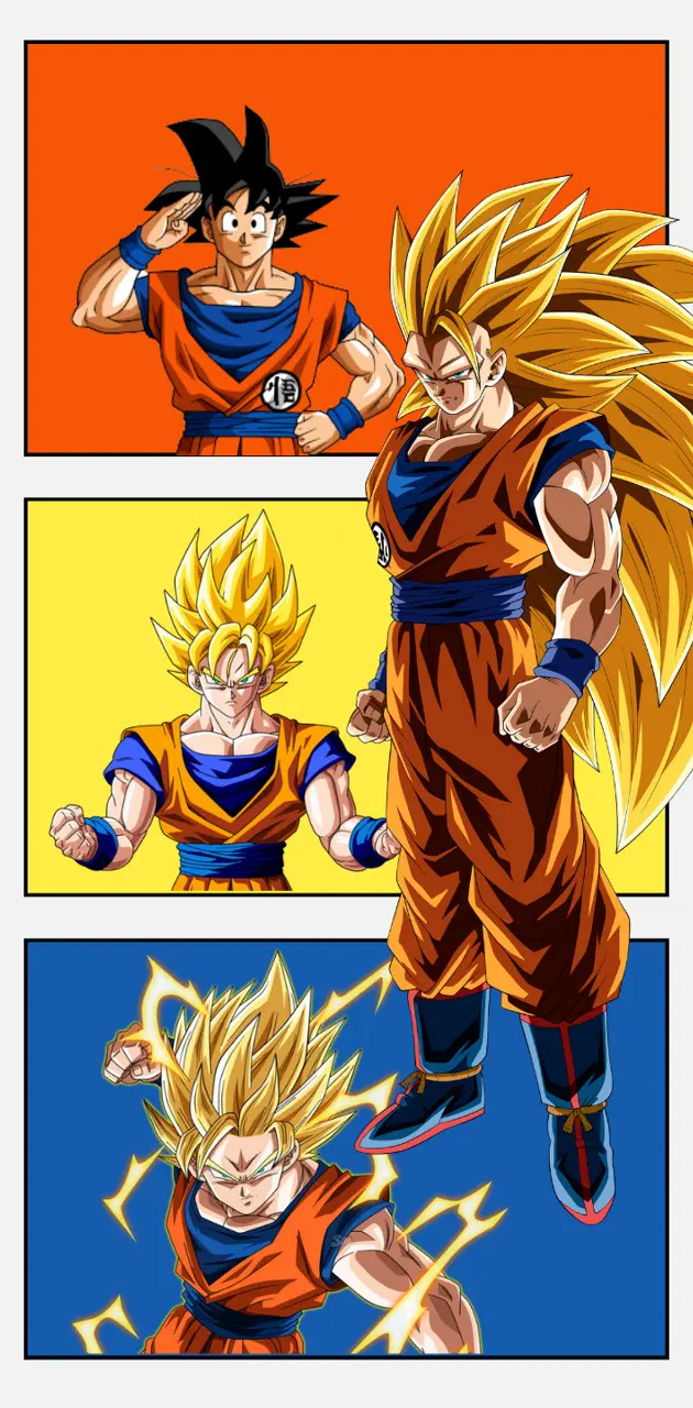 All Goku Z Forms