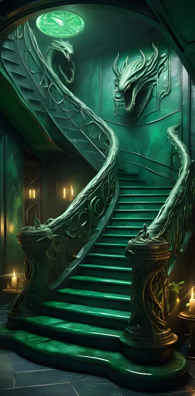 Slytherin stairwell
