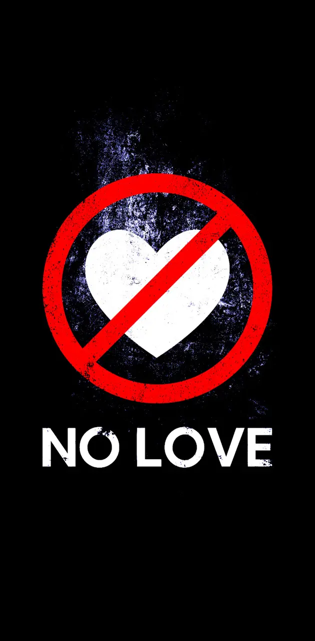 No love logo