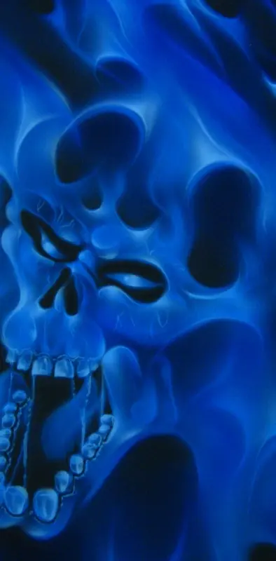 Blue Skull 1