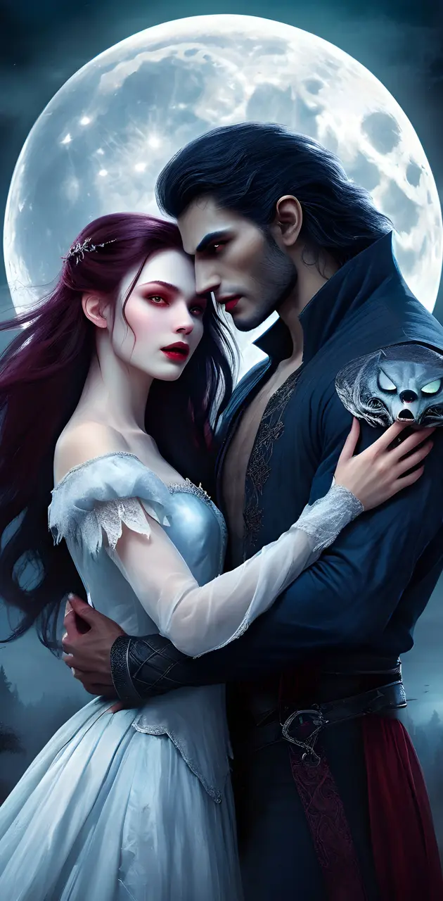 Vampiress and Werewolf Love