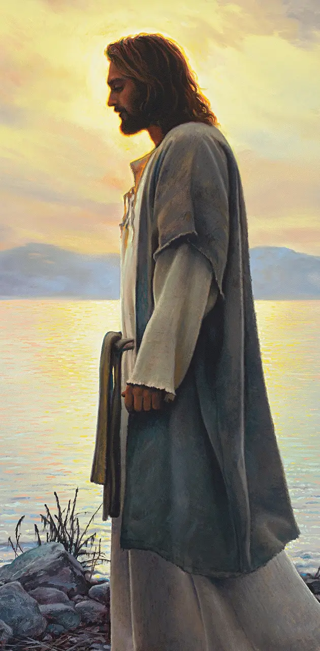 Christ by the shore