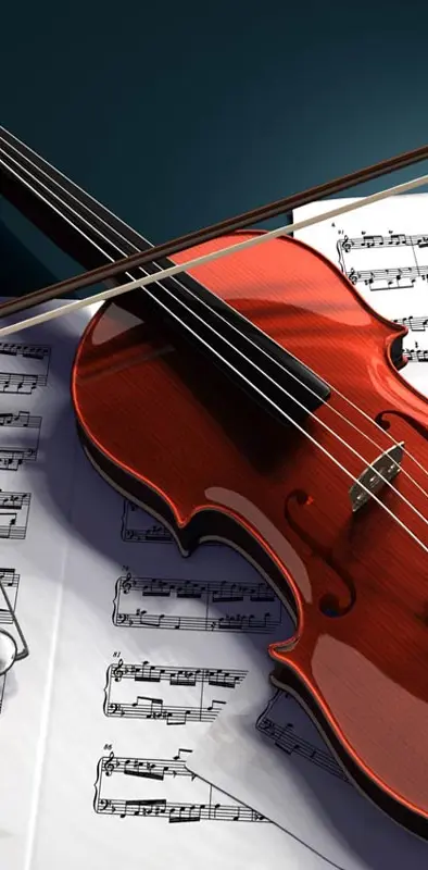 Violin And Notes