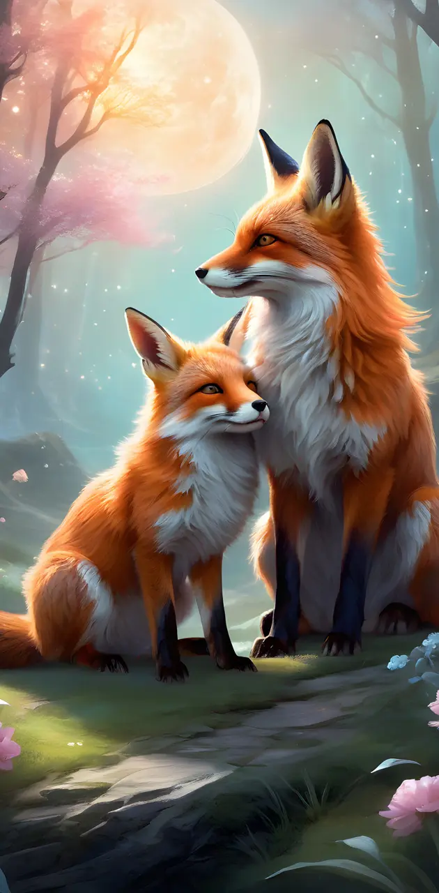 family fox