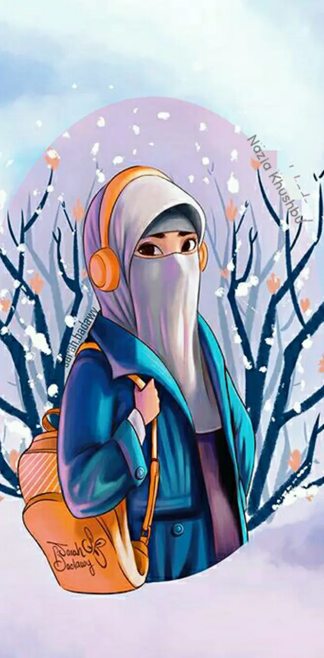 Islamic hijab girl
