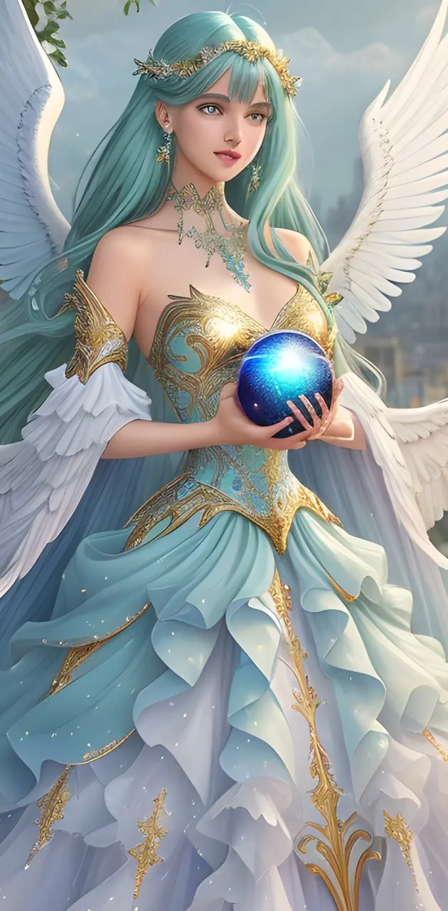 Angelica crystal ball 