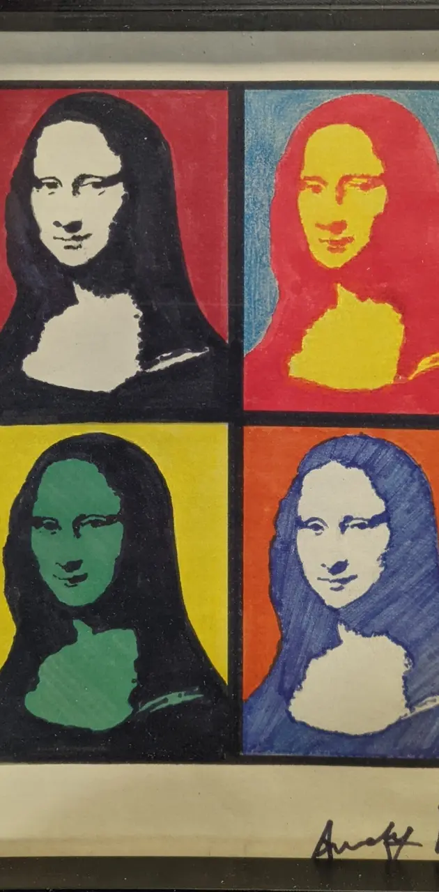 Mona Lisa by Warhol
