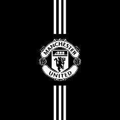 manchester united wallpaper black and white