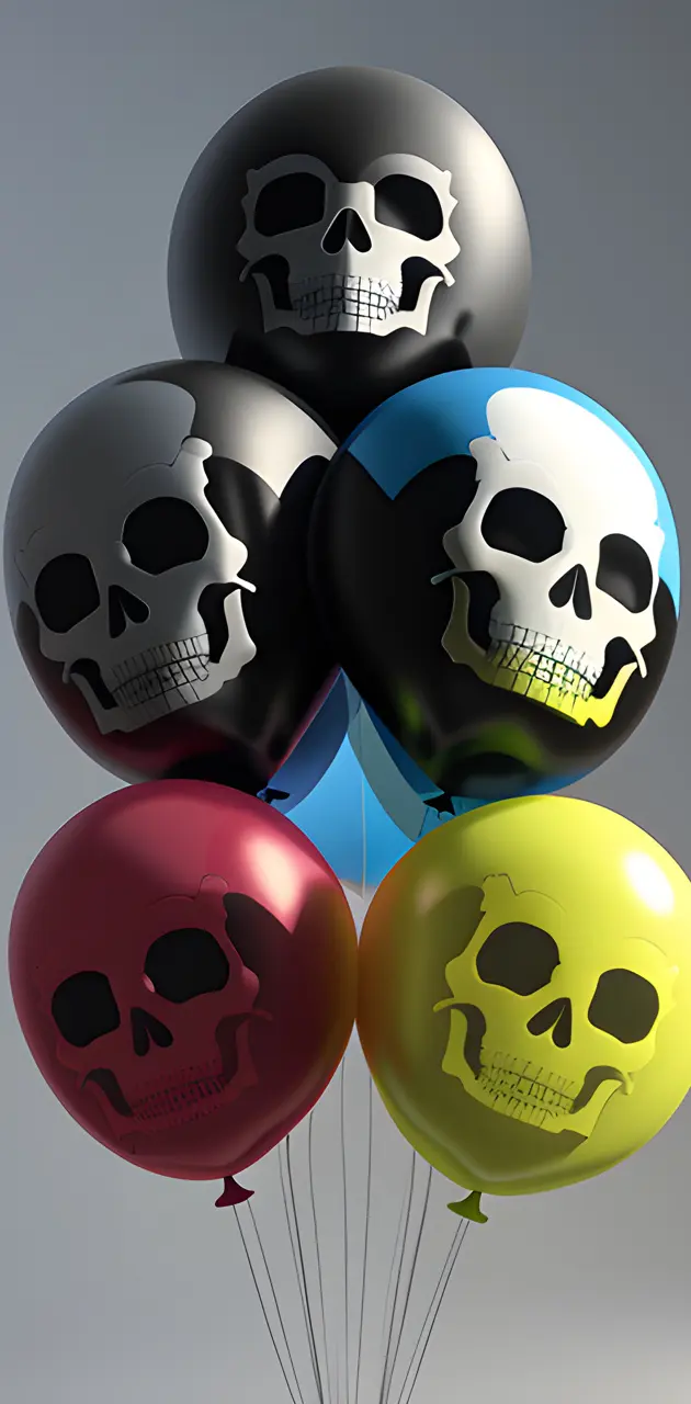skull balloon