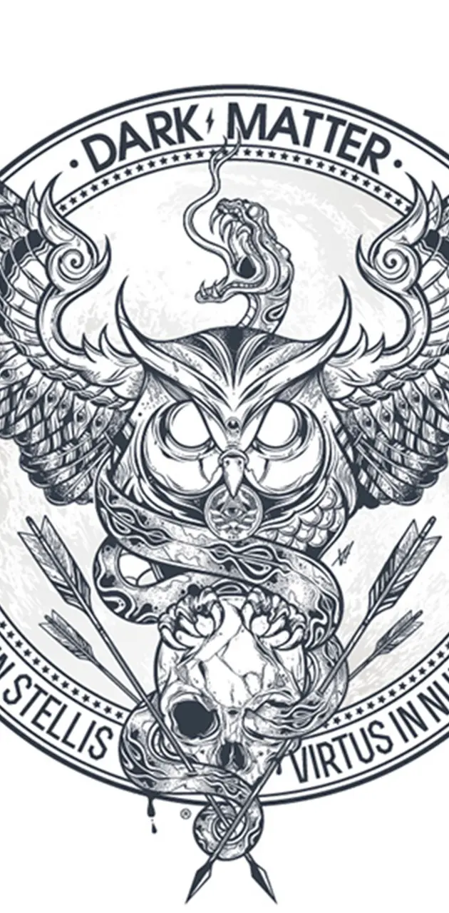 owl skull and snake
