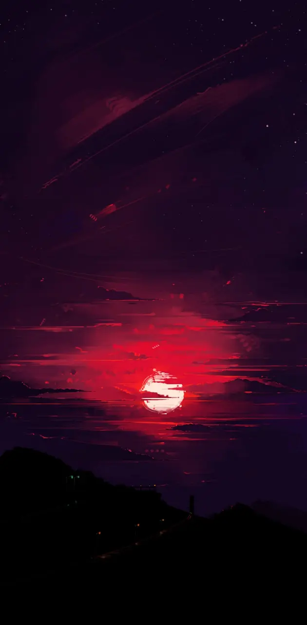 mountain_moon_red
