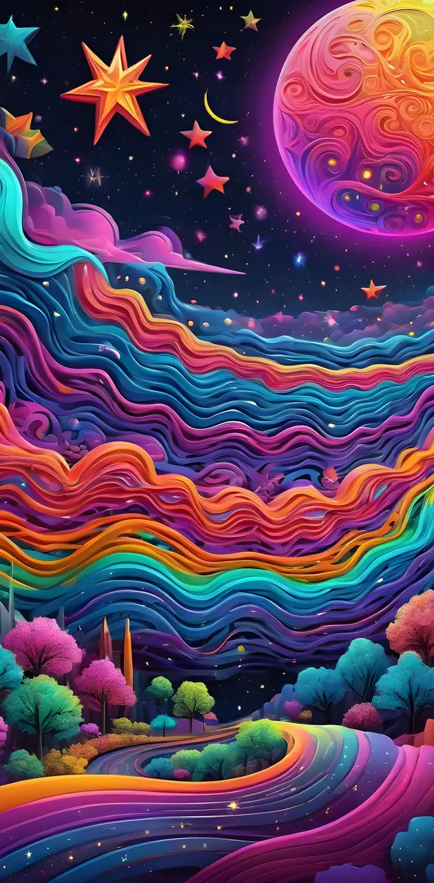 Colorful Road of Imagination