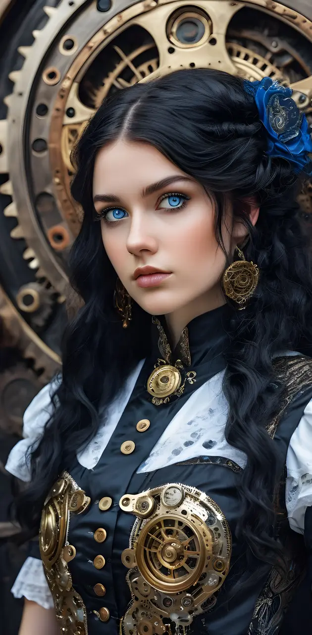 Steampunk Isabella's characters curious mystical enchanting town folk