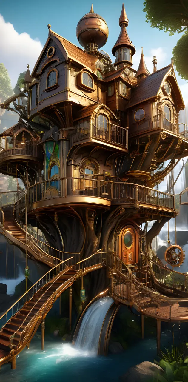steampunk treehouse