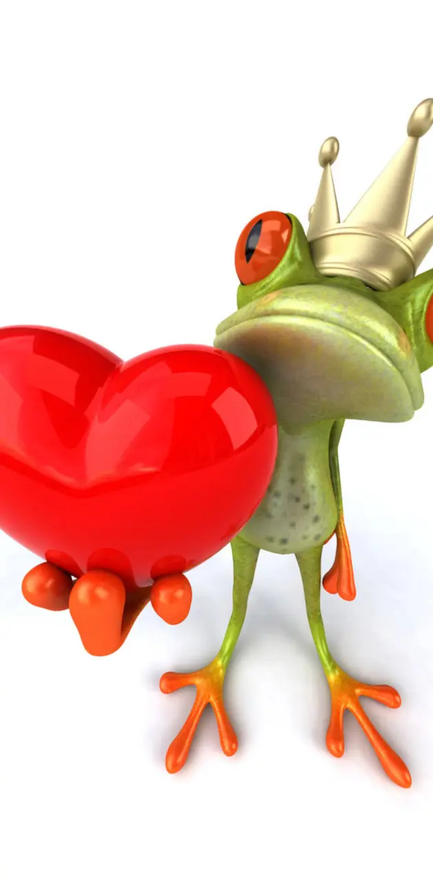 valentine day frog