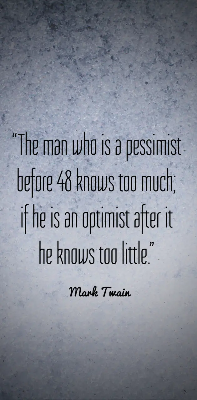 Pessimist Before 48
