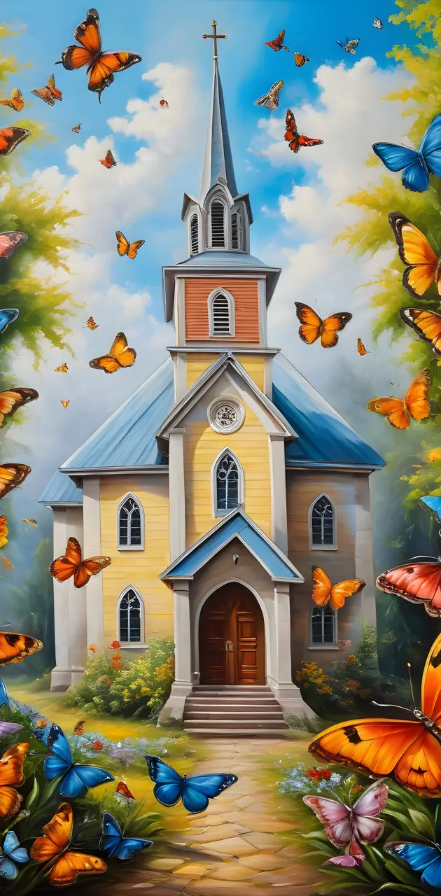 Butterflies church