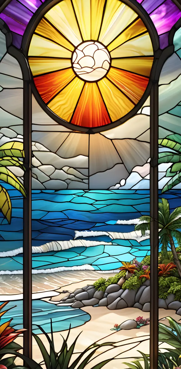 sun stained Glass isl