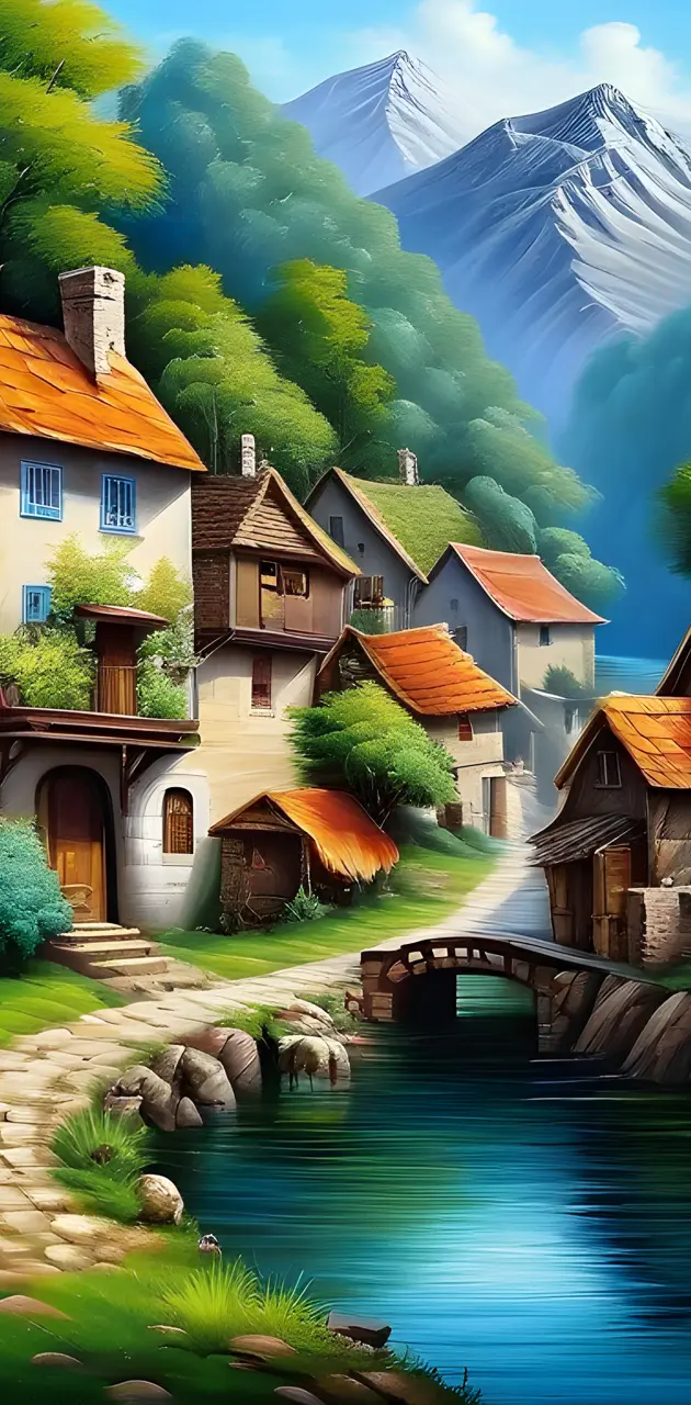 beautiful village