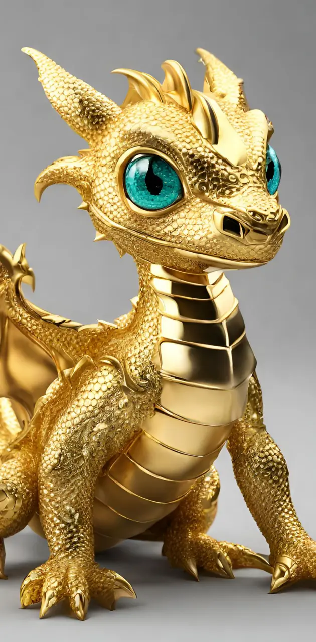 Gold Baby Dragon 
