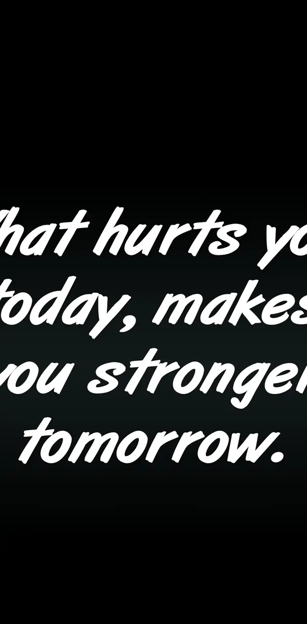 stronger tomorrow