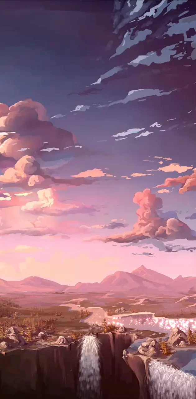 Anime landscape wallpaper by Lyric5621 - Download on ZEDGE™ | 77f9