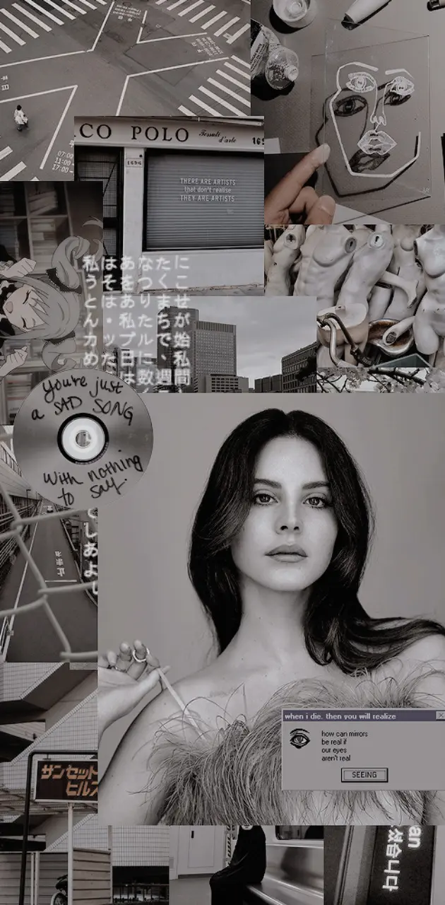 Lana Del Ray Collage