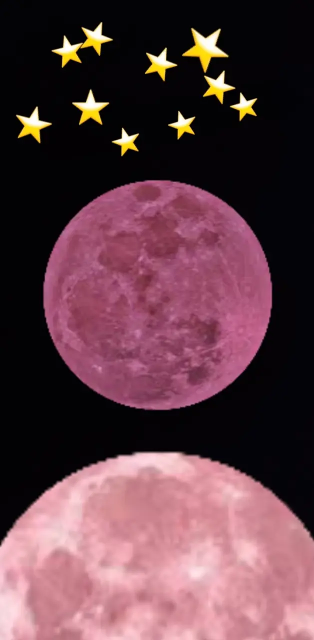 Pink moon background