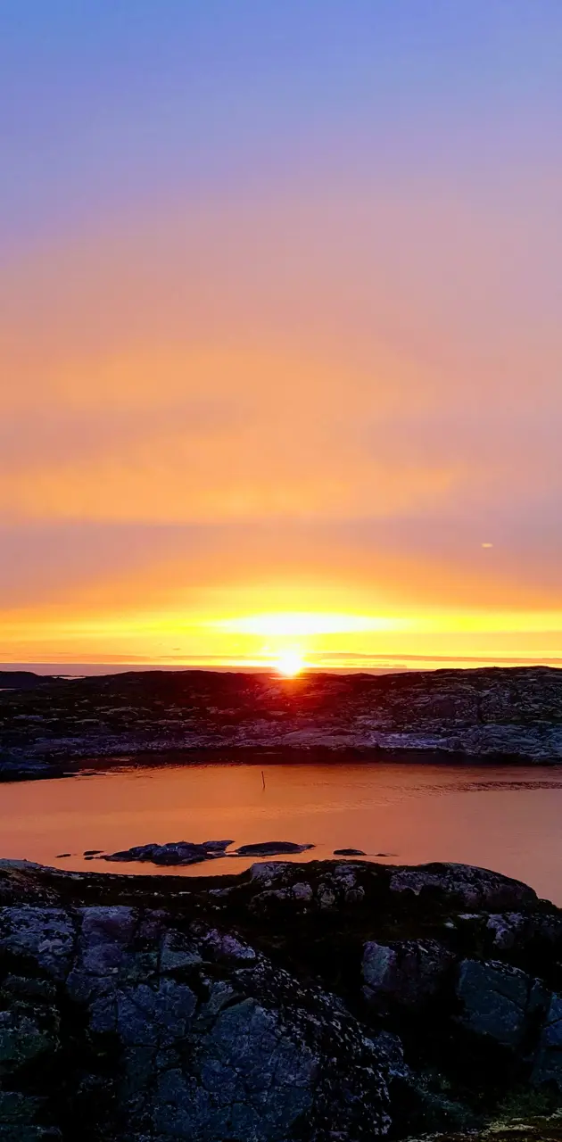 Polar sunset