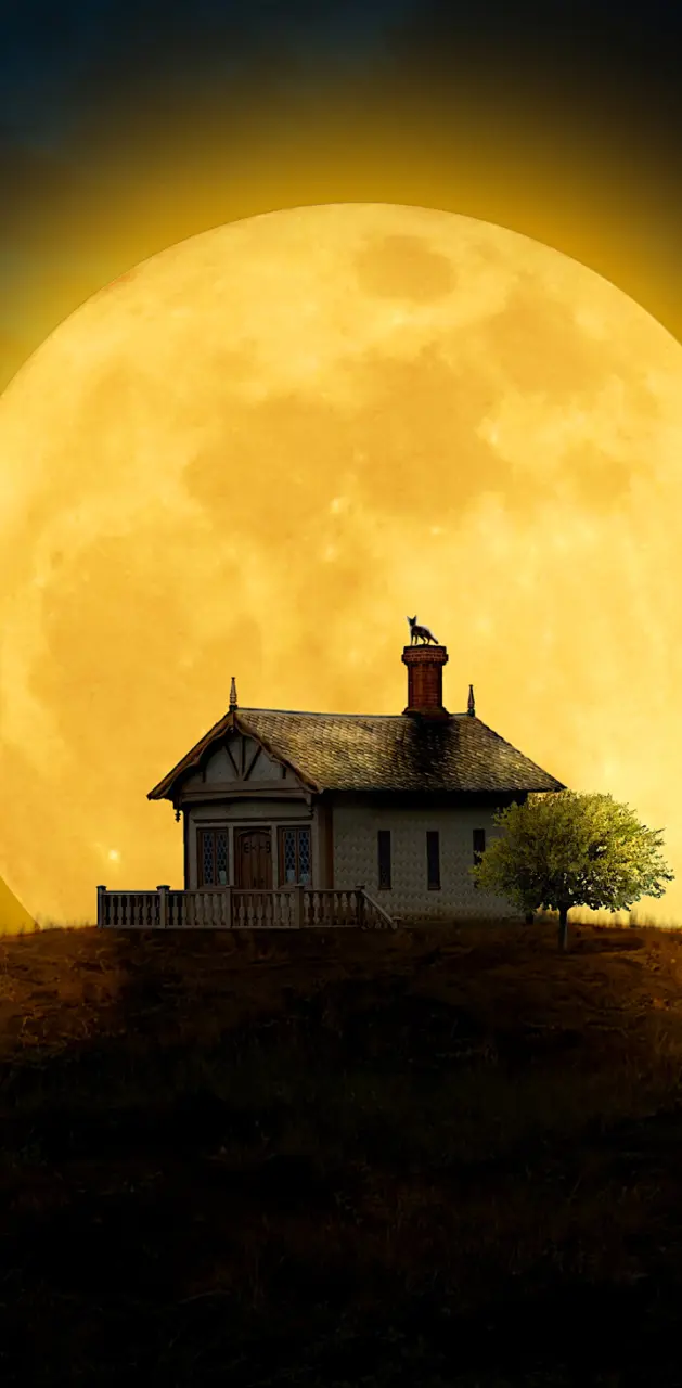 House and Moon