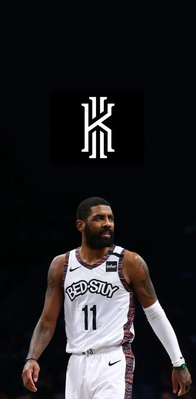 Download Stay connected with Kyrie's iphone Wallpaper