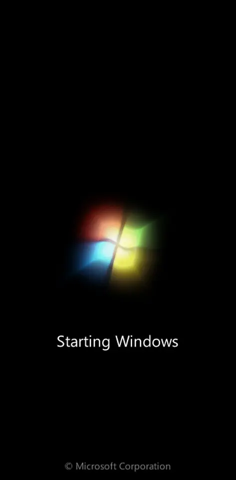 Starting-windows-7