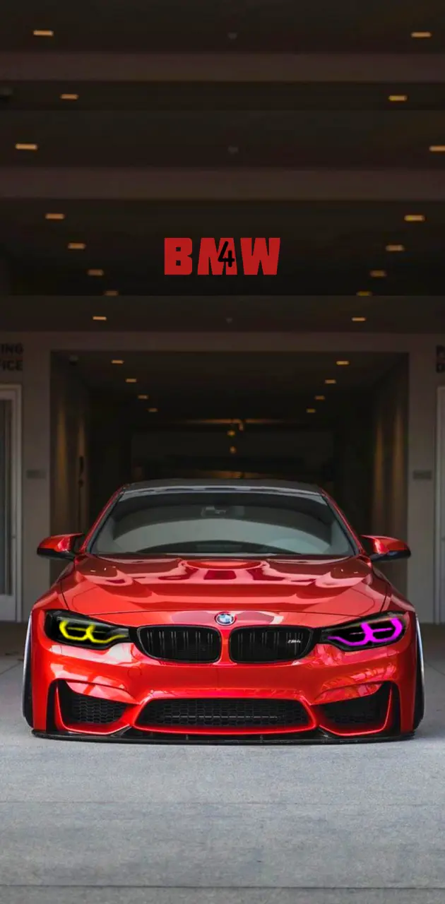 Red bmw m4