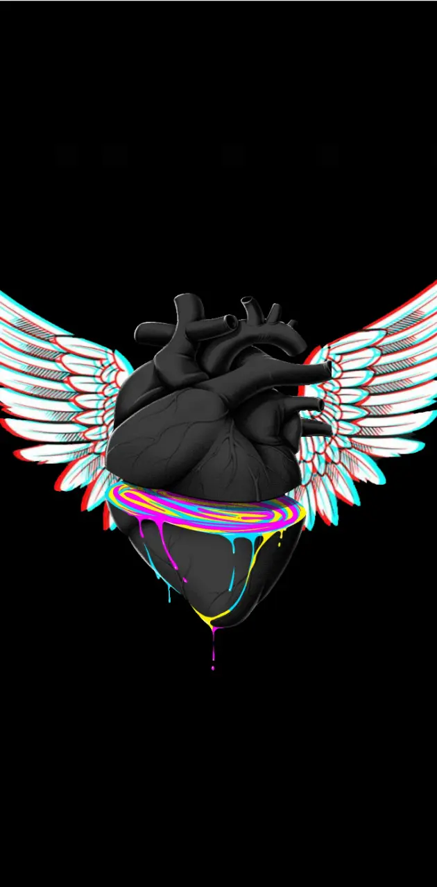 Heart with wings 