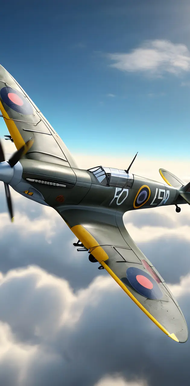 spitfire war plane