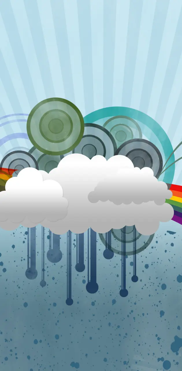 Rainbow Vector Cloud