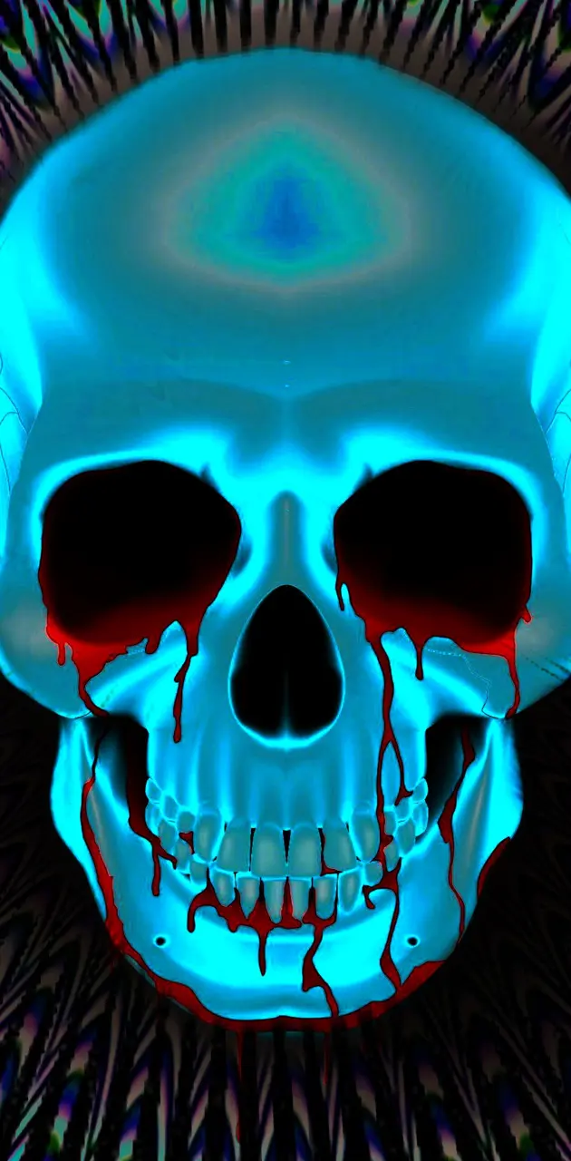 Bloody psyche skull
