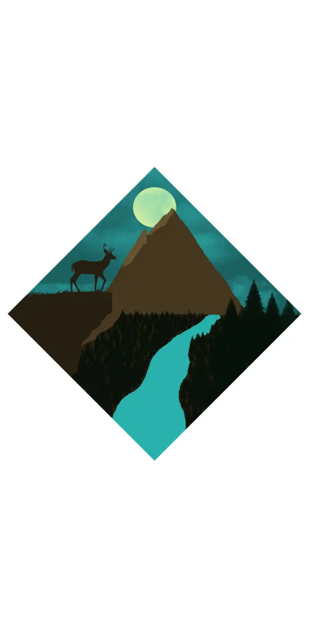 deer on the cliff