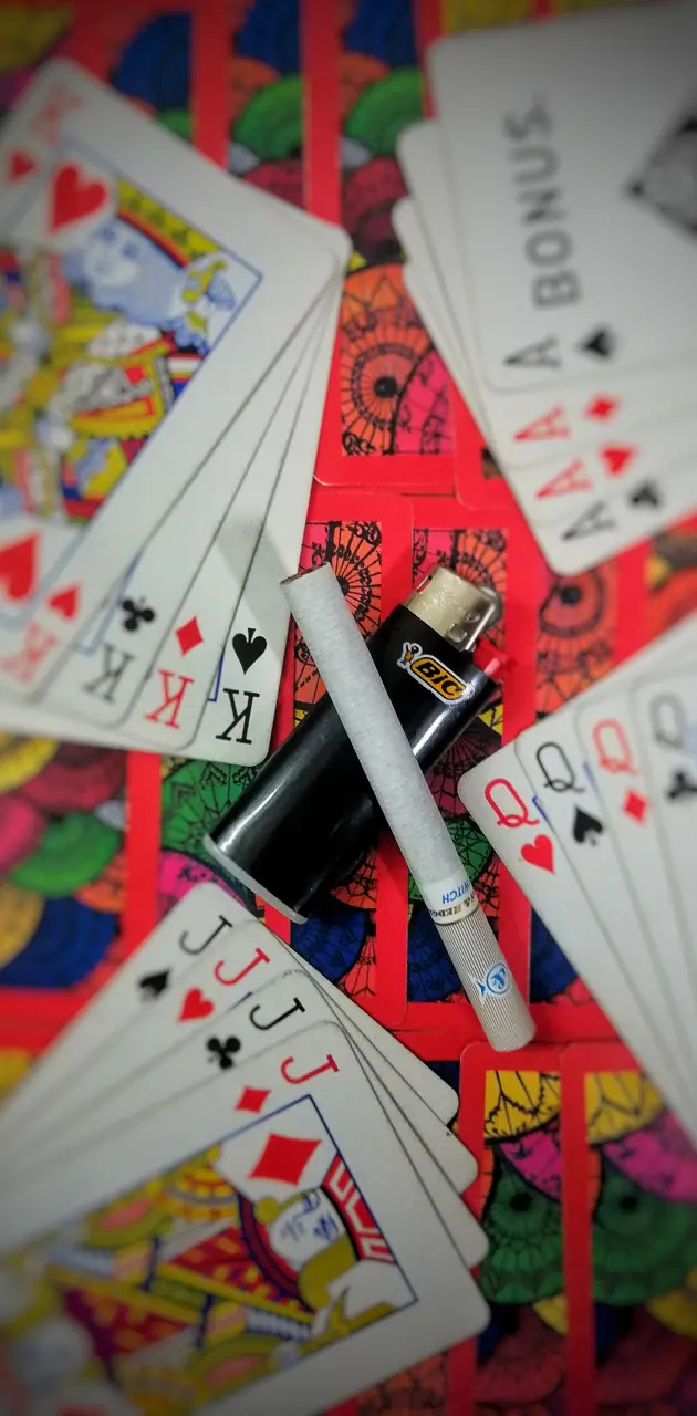 Smoke with cards