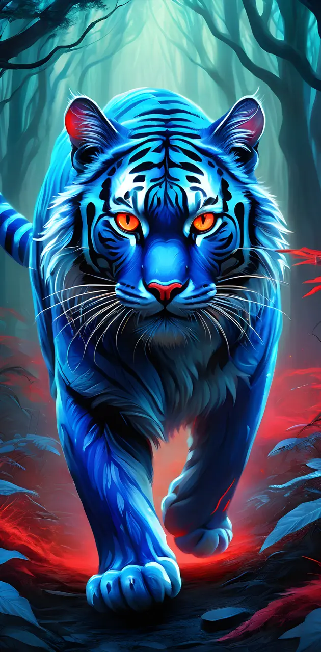tiger blue cat